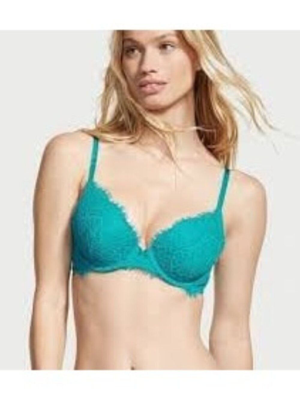 NEW Victorias Secret Dream Angels Lined Perfect Coverage Bra 40DDD Lace Lingerie